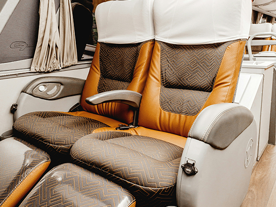 seats with footrests