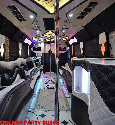 party bus interior